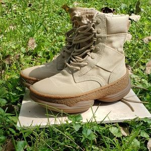 Alexander Wang Tan Combat Boots